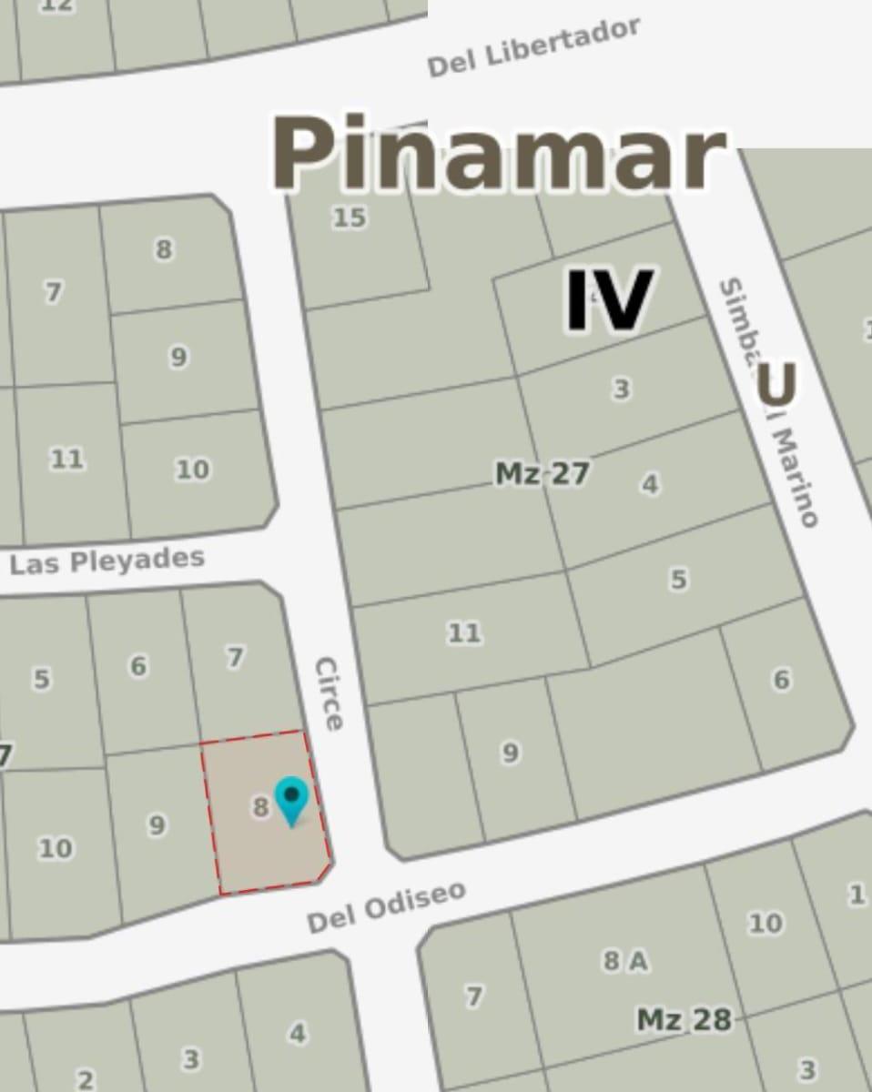 Venta de Lote Unifamiliar-Residencial Pinamar cerca de la playa.