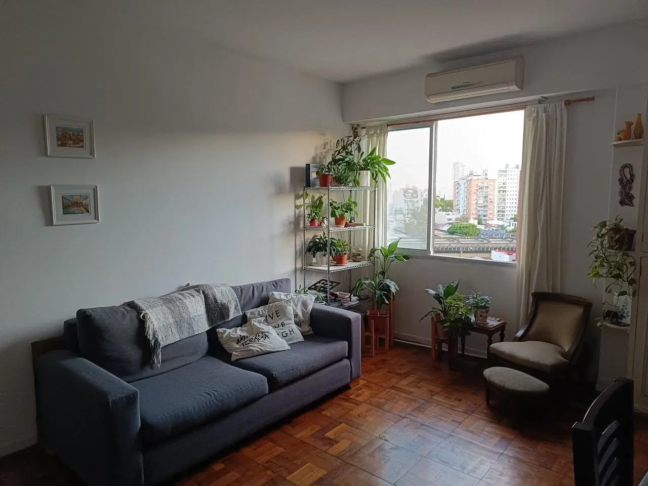 Departamento 2 ambientes amplios muy luminosos 3