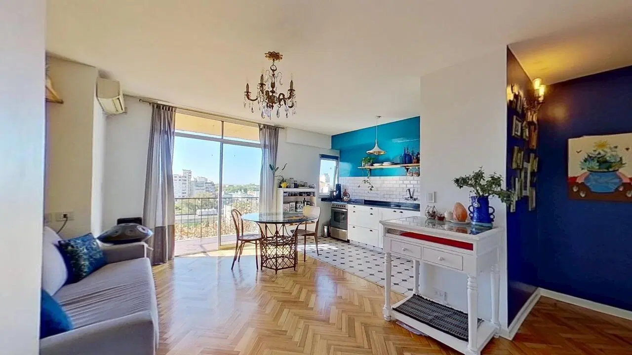 Venta 3 Ambientes en Piso Alto con Vista Abierta al Río en Lomas de Núñez 2