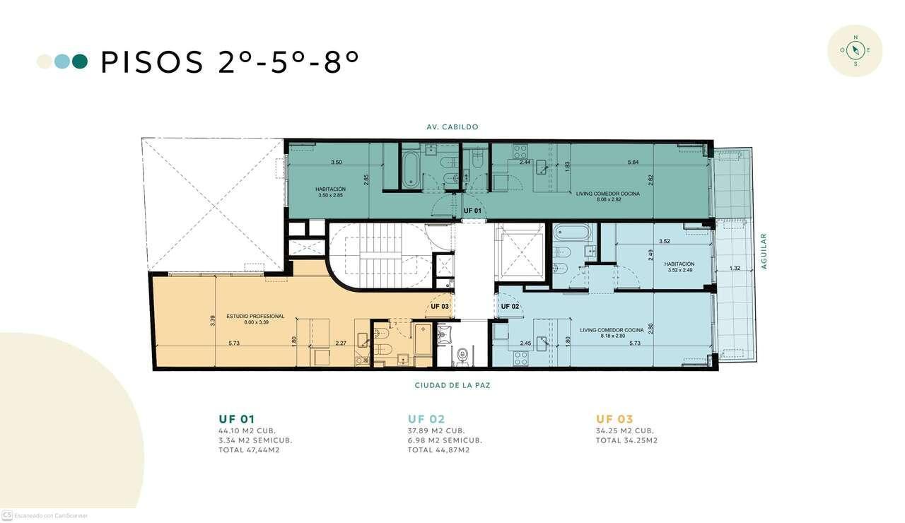 Foto de Departamento monoambientes EN CONSTRUCCION EN BELGRANO, imagen 3
