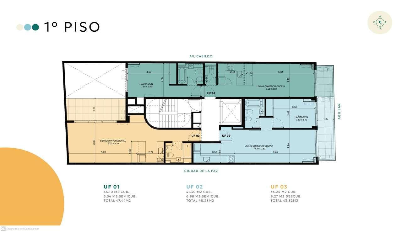 Foto de Departamento 3 ambientes CON BALCON TERRAZA EN CONSTRUCCION BELGRANO, imagen 5