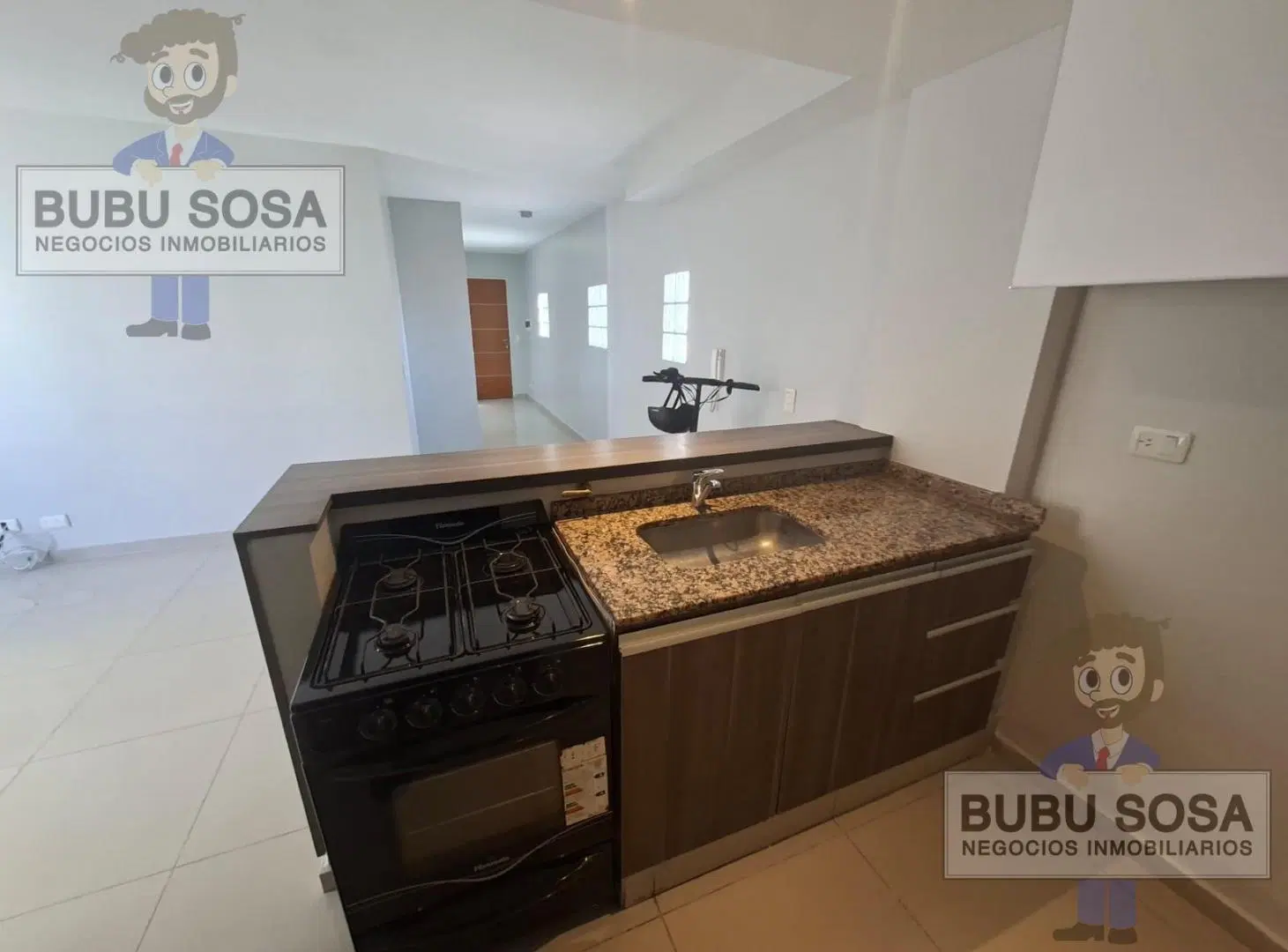 Departamento de 1 dormitorio con balcón y pileta en General Paz 8