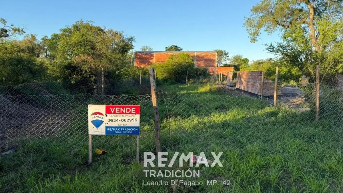 terreno en venta zona norte ,detrás del hiper 5