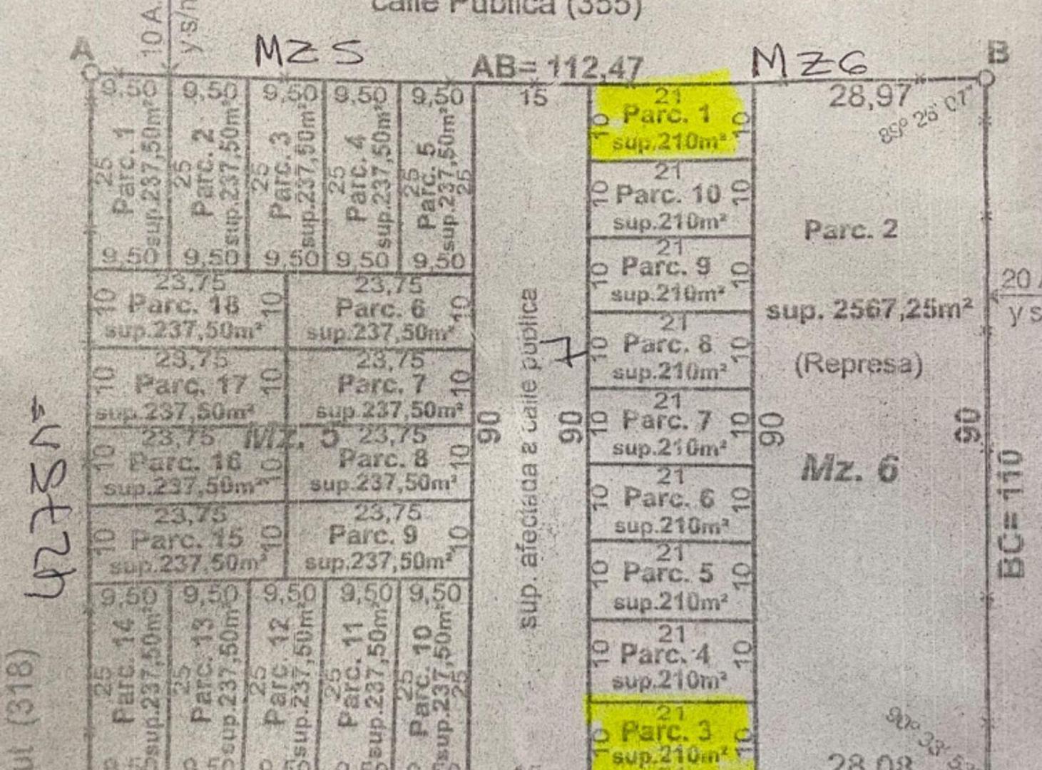 Foto de Venta de lote en calle 53, Sáenz Peña - 4275 m², imagen 3