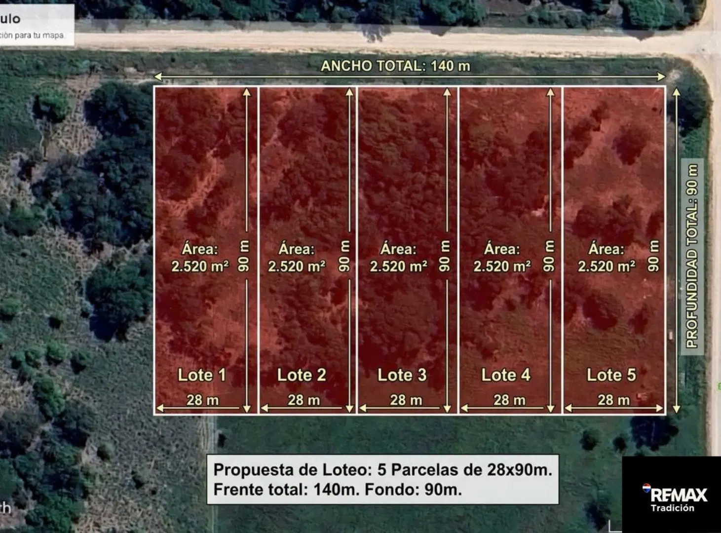 VENTA TERRENO 12.600 M2 COLONIA BENITEZ 2