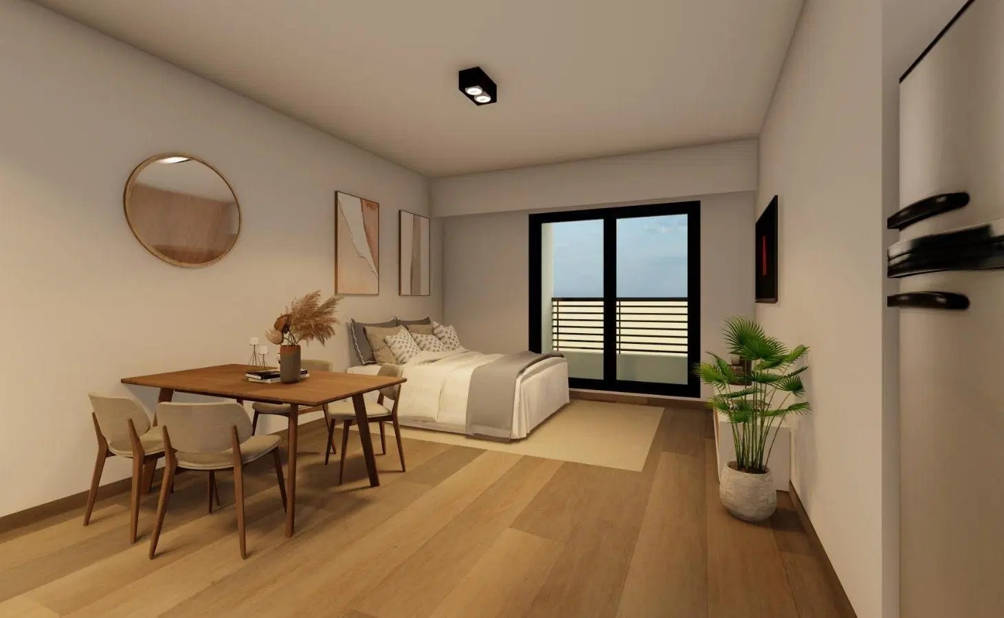 Departamento monoambiente en Centro en construccion 4