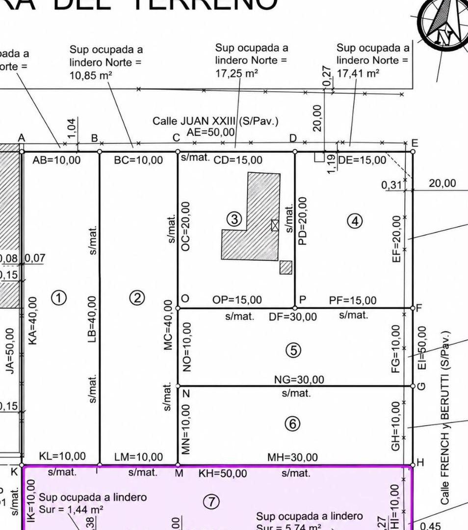 Terreno de 500 m² en venta en Barrio Candioti