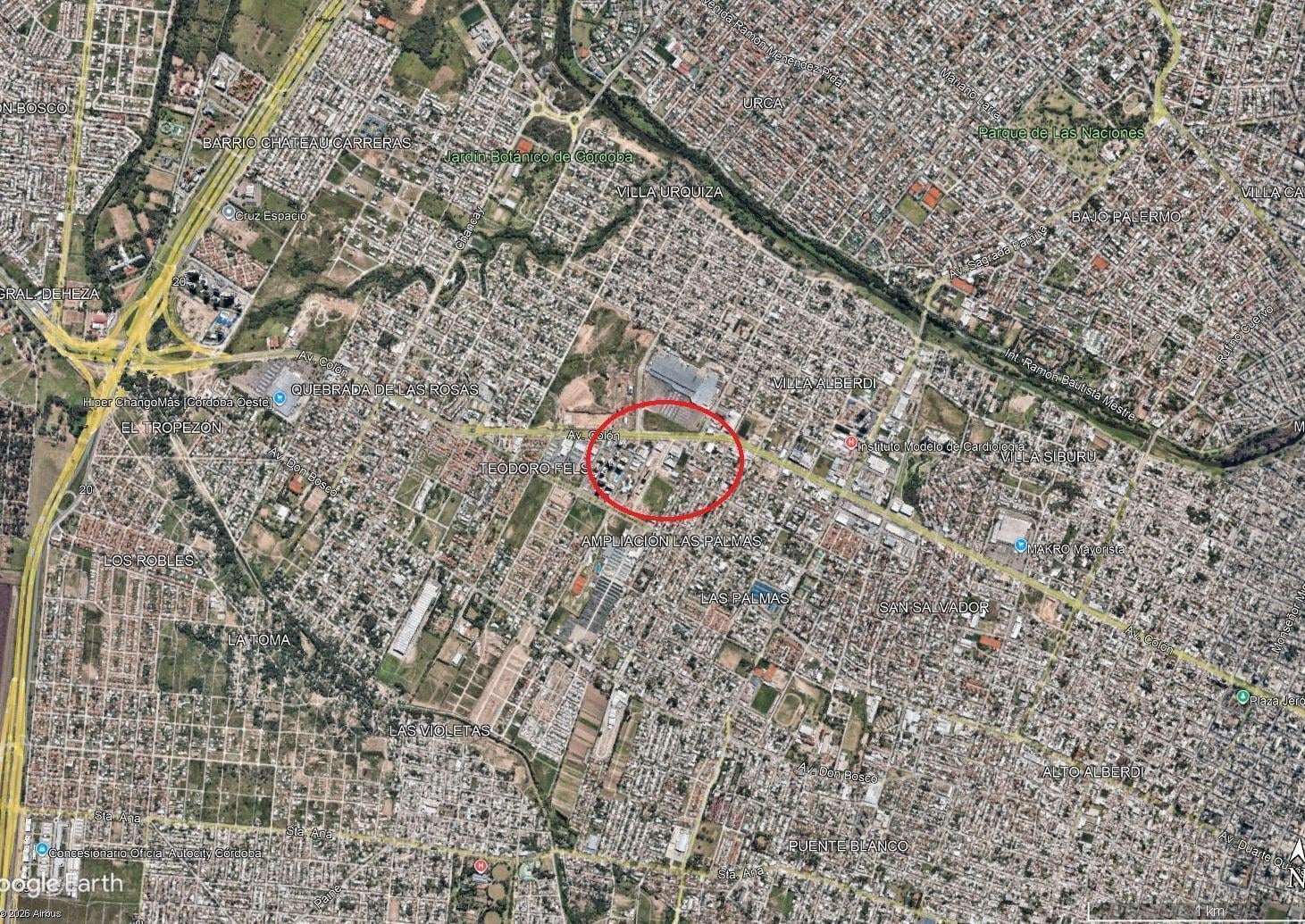 Foto de Terreno de 3278m2 sobre Av Colón 4900, imagen 1