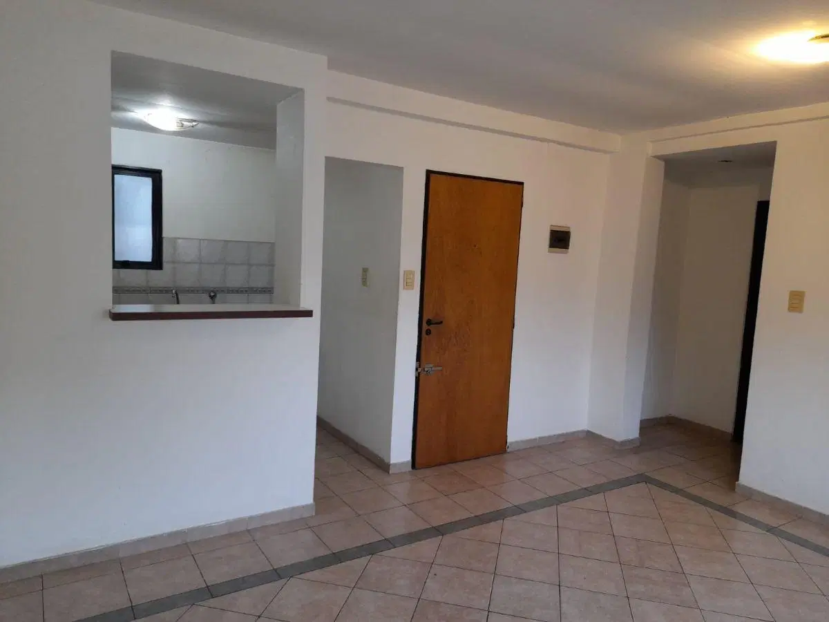 Departamento 10 y 33 living comedor, cocina ,barra desayunadora, baño, dormitorio con placard. 1