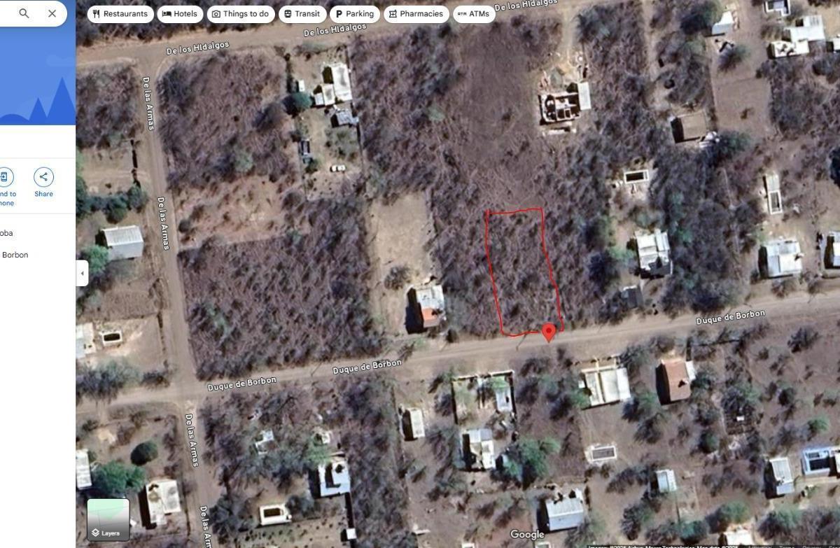 Terreno de 1000 m2 en Cosquin