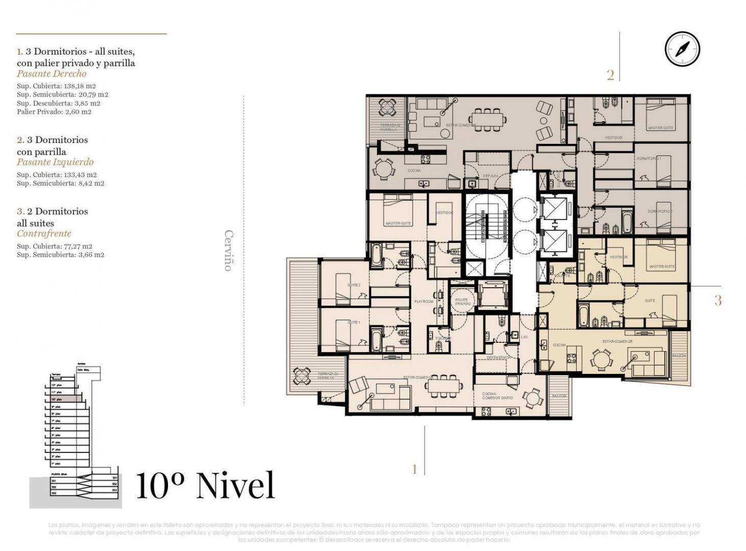 Departamento de 4 ambientes con dependencia en venta en Palermo Chico