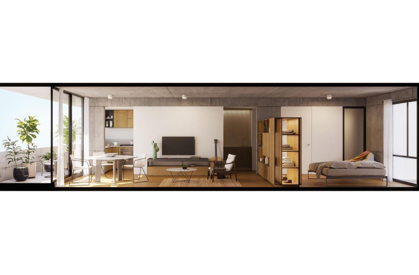 Foto de Venta Monoambiente con balcón en Palermo, imagen 5