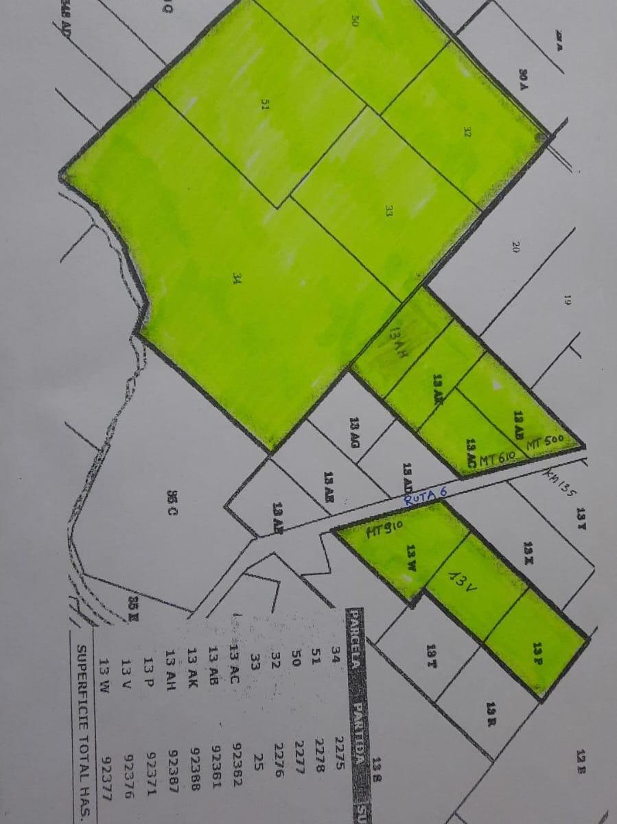 Campo en venta sobre ruta 6 zona general rodriguez. 1124 hectáreas 