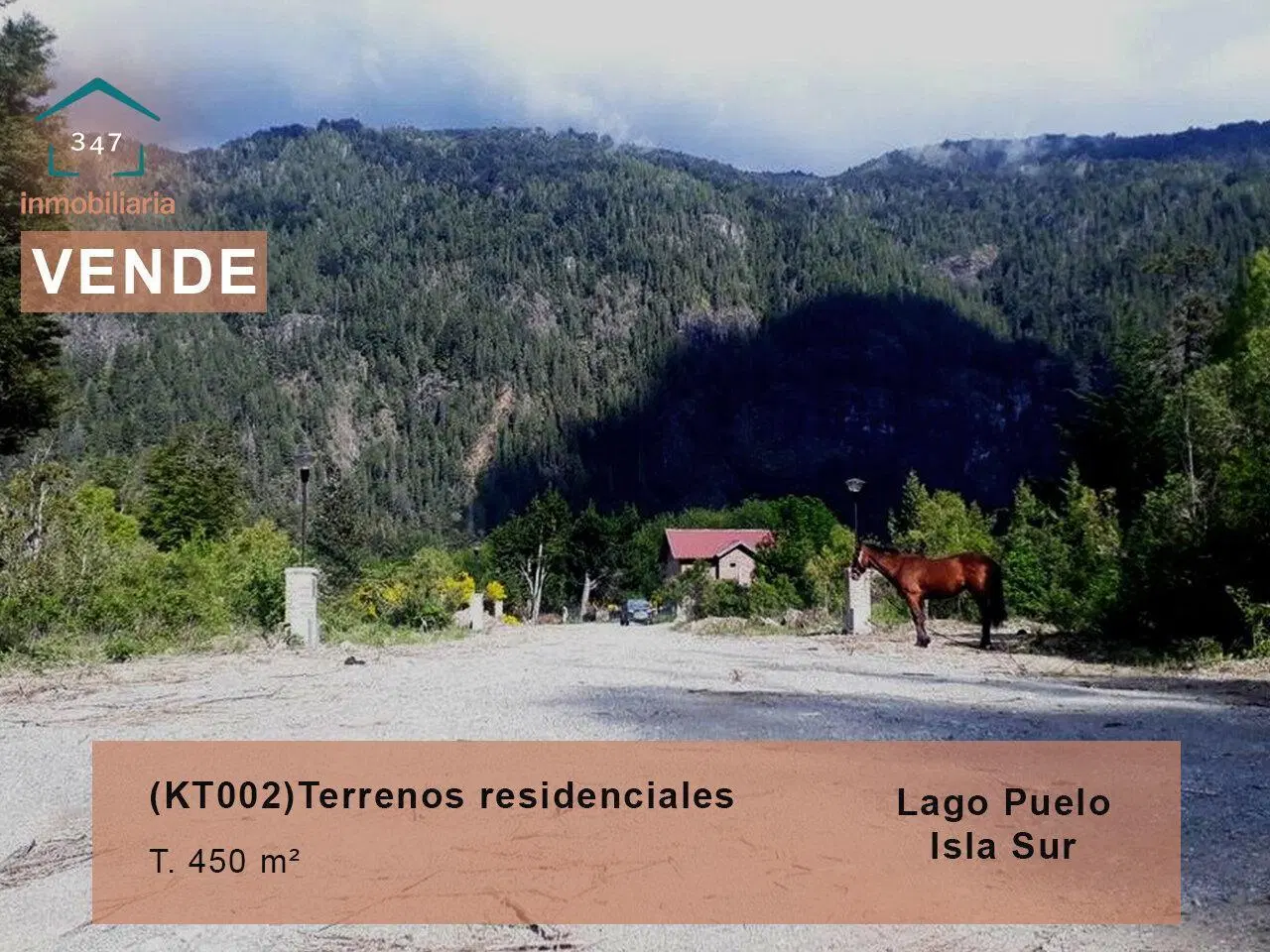(KT002) Lago Puelo, Loteo Fillol lotes de 450mts2, Isla Sur 2