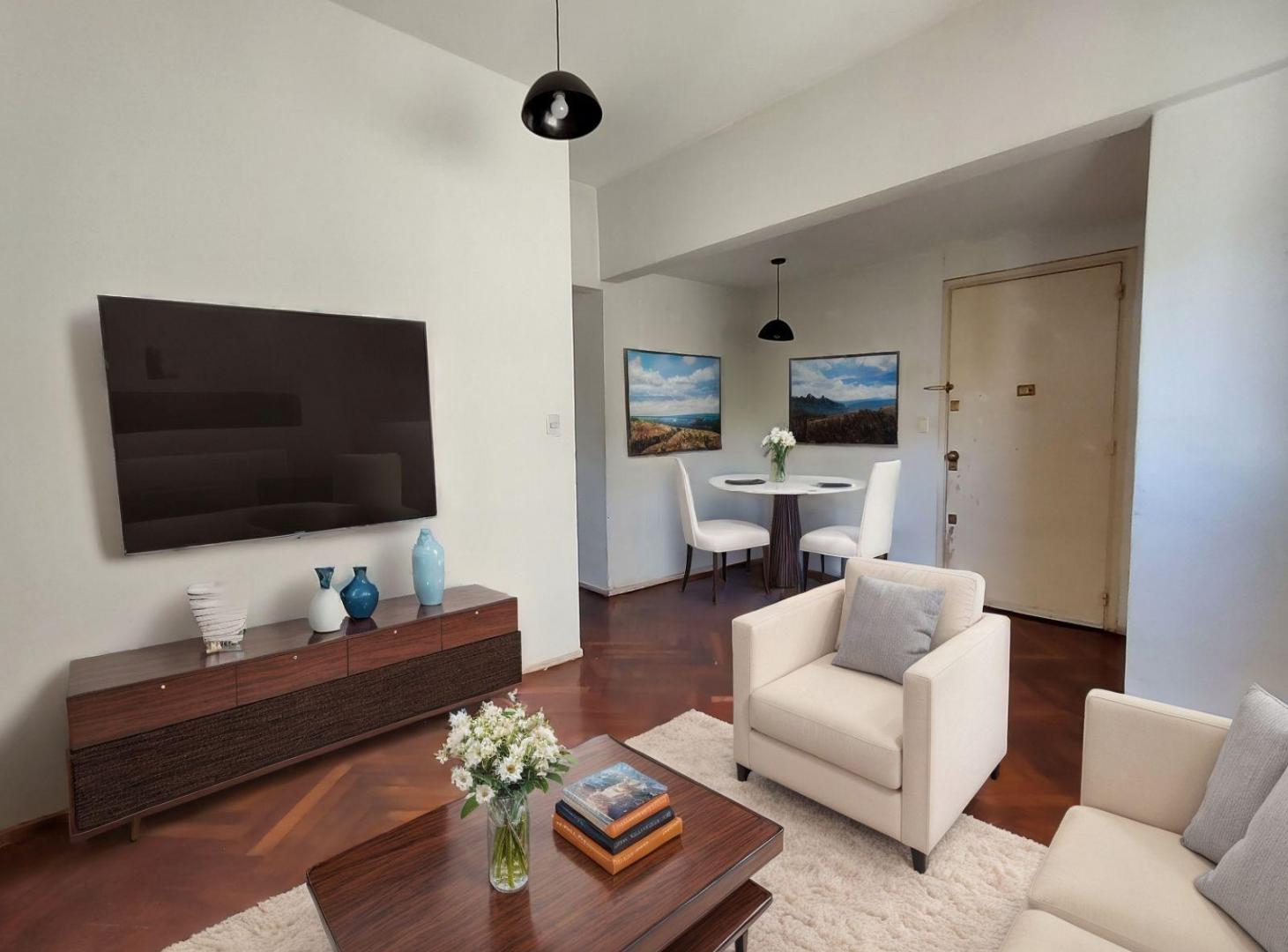 Foto de Luminoso departamento de 2 ambientes con vestidor, imagen 1