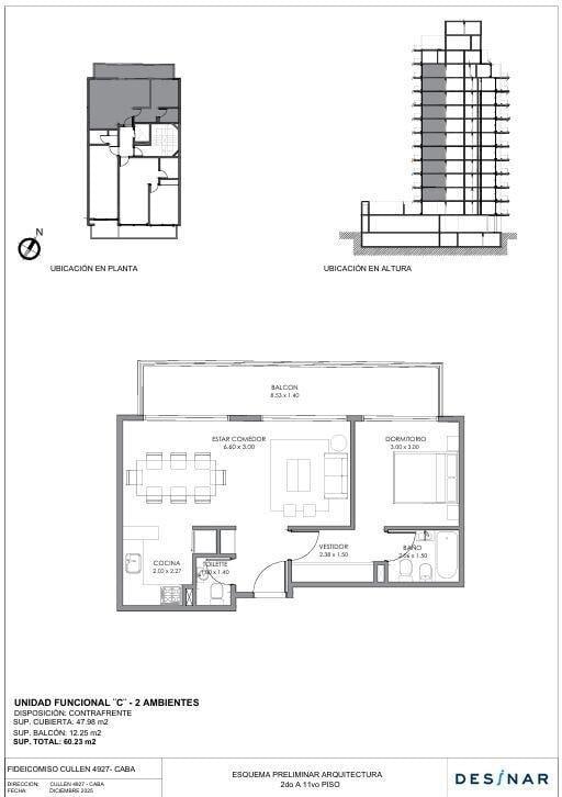 Foto de VENTA MONOAMBIENTE VILLA URQUIZA, imagen 4