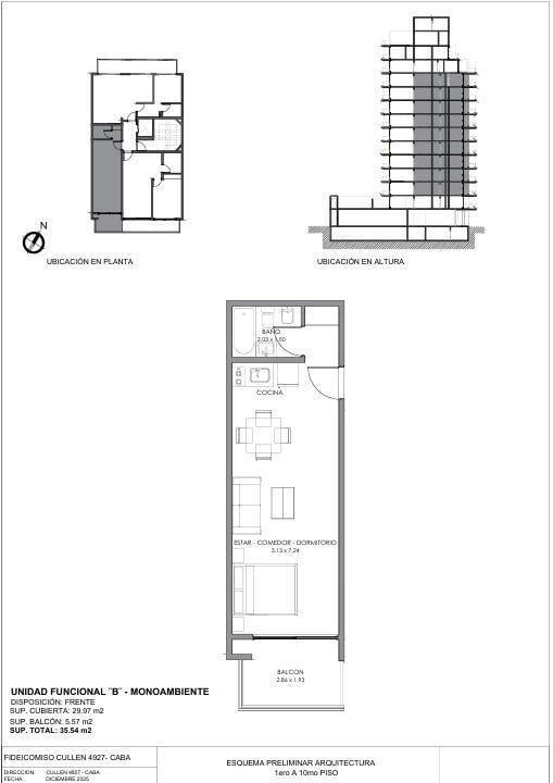 Foto de VENTA MONOAMBIENTE VILLA URQUIZA, imagen 2
