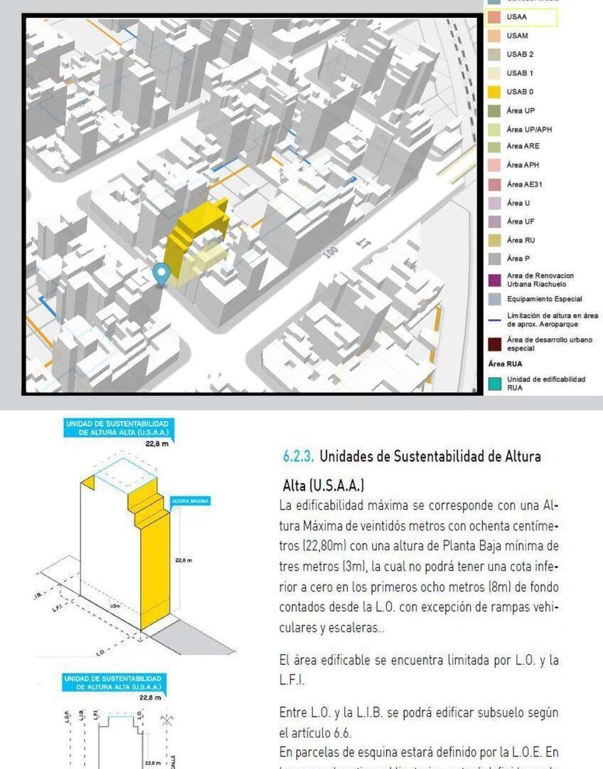 Foto de Excelente Terreno en Belgrano - PB +7 Pisos + 2 Retiros - 1752 m², imagen 3