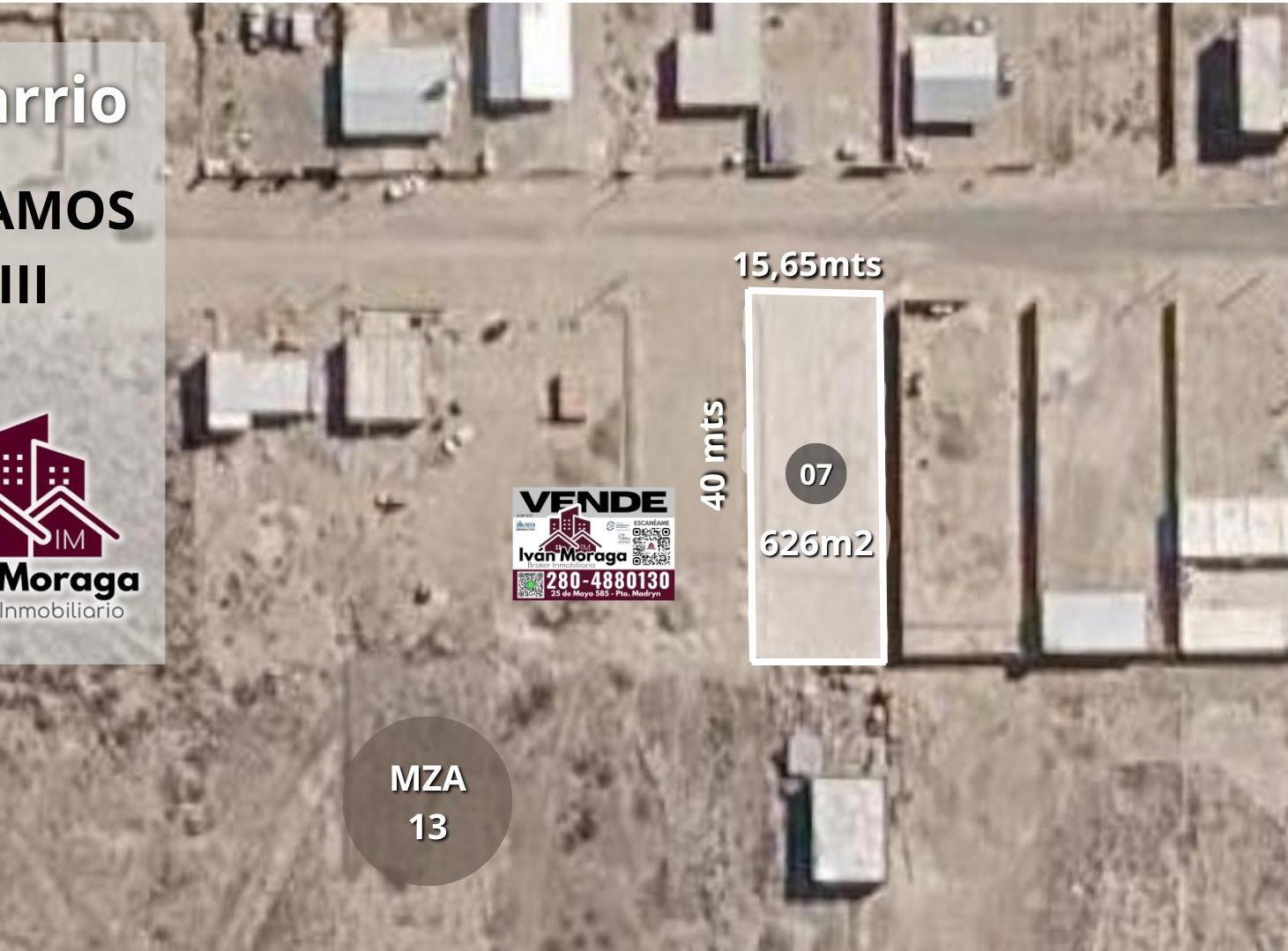 Foto de LOTE EN ALAMOS III - 626 M2 - 15.65 X 40 MTS - PUERTO MADRYN, imagen 2