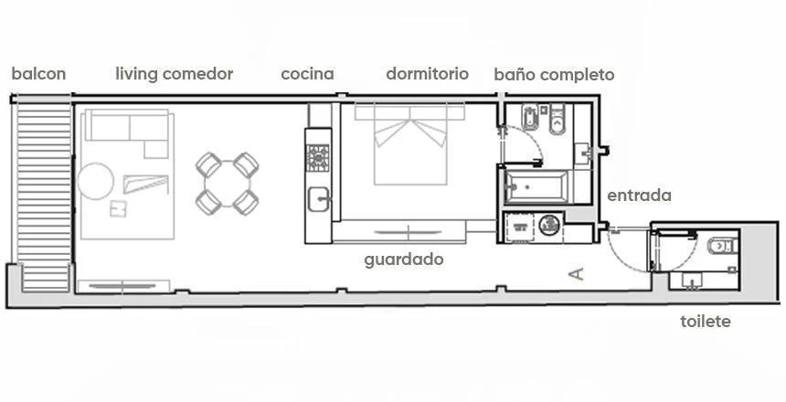 Departamento en Villa Pueyrredon
