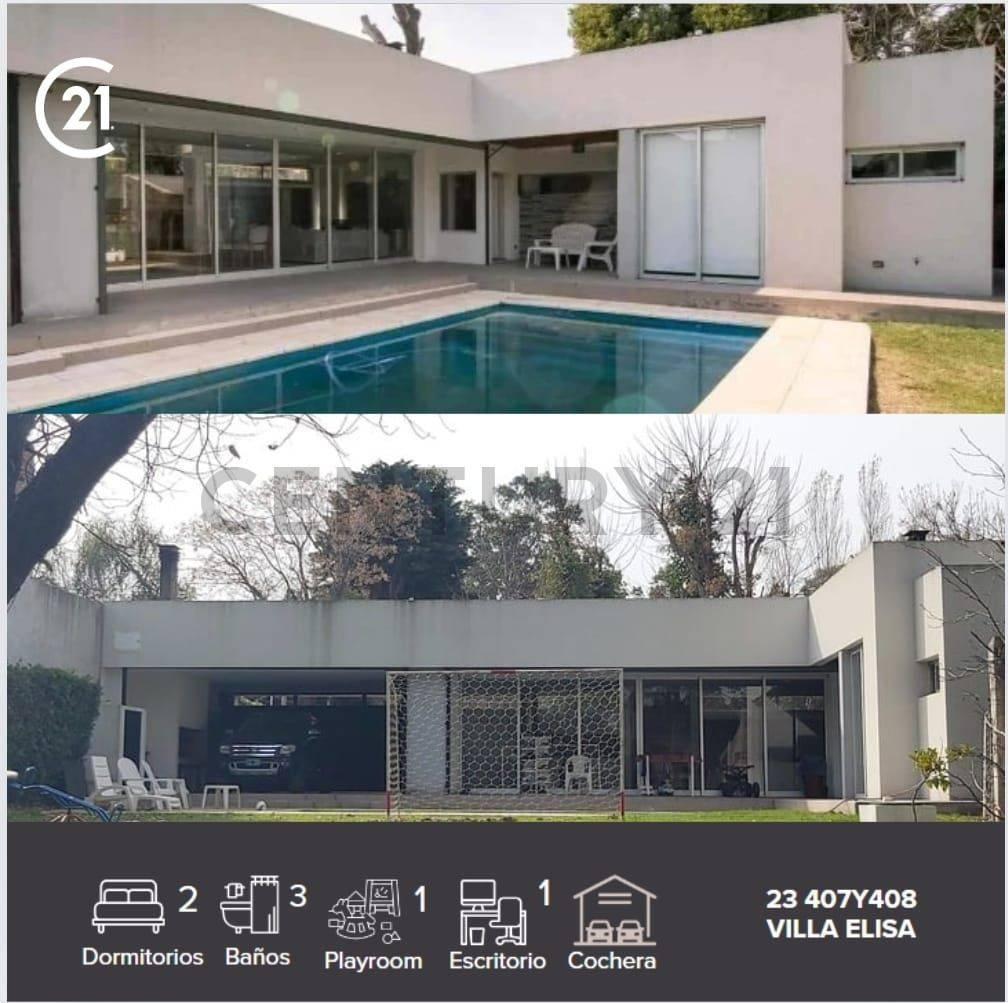 Casa en Venta 2 Dorm. y Amenities en Villa Elisa, Lp 3