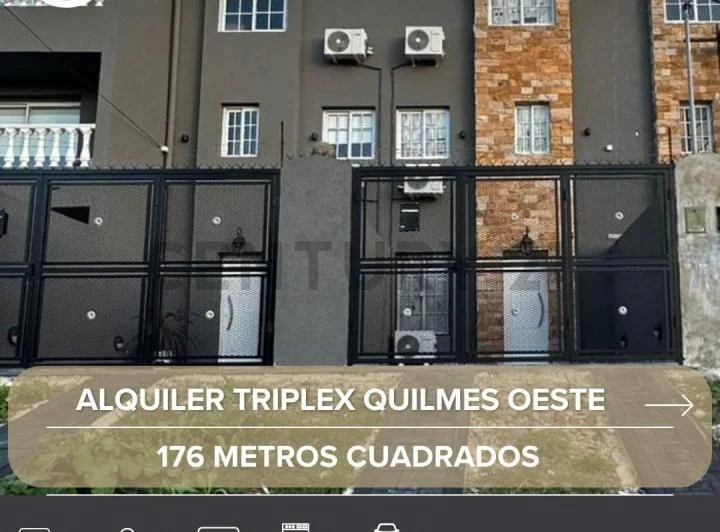 ALQUILER TRIPLEX 4 AMBIENTES EN QUILMES OESTE 1