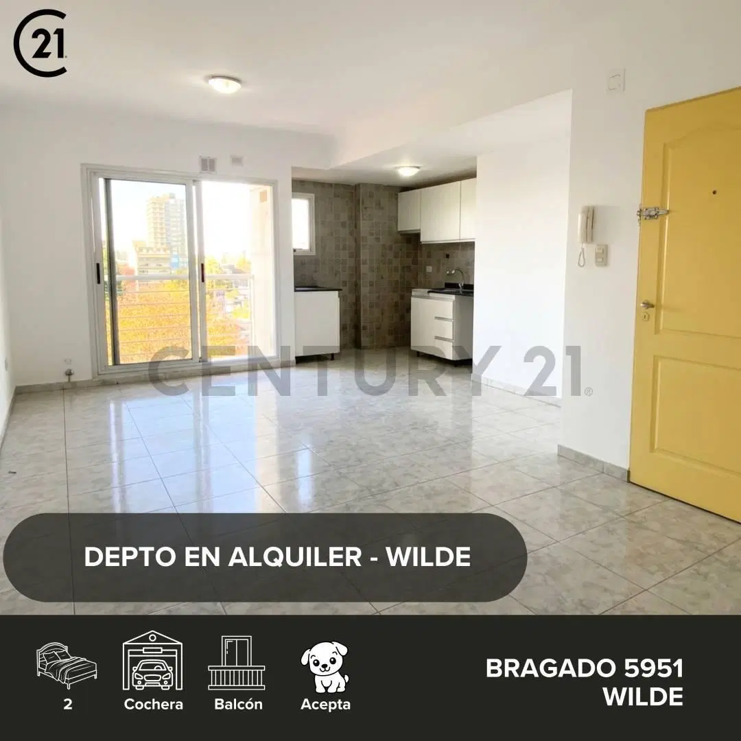 Depto en Alquiler - Wilde 2