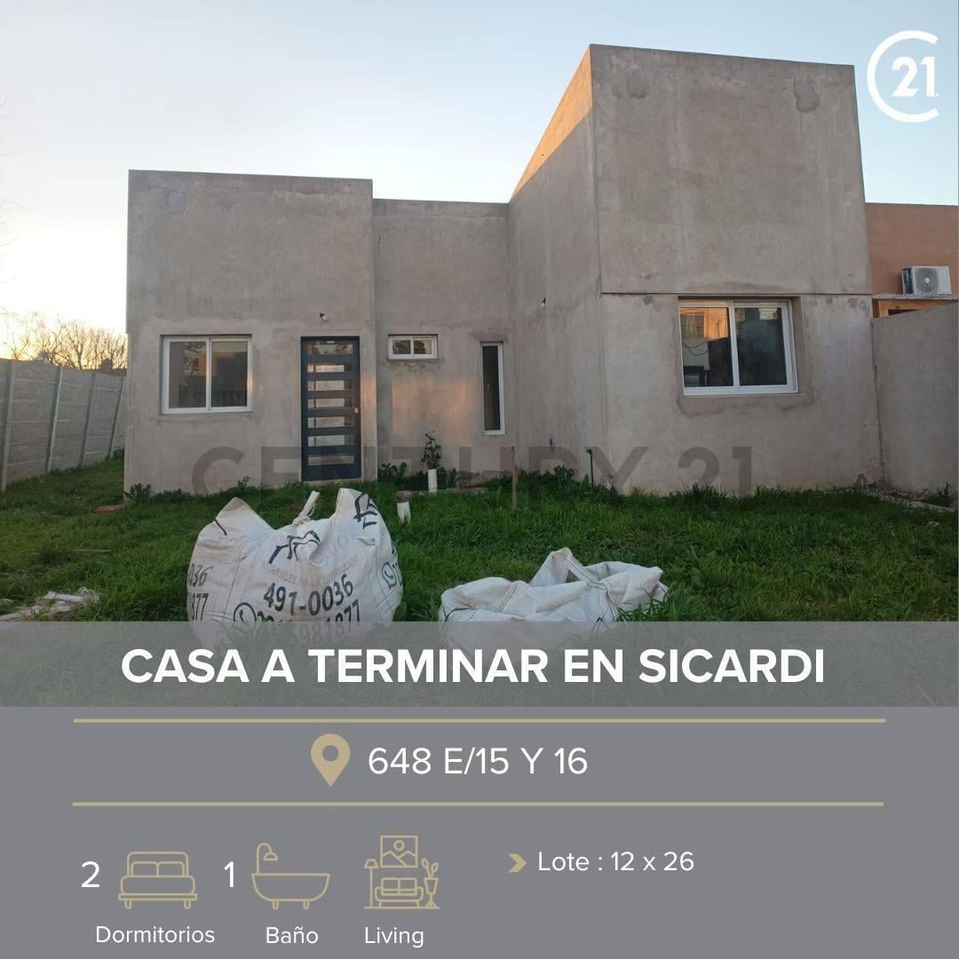 Foto de Se vende casa a terminar en Villa Parque Sicardi, La Plata, imagen 1