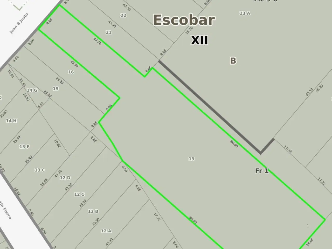 Lote de 3375m2 en venta a metros de Panamericana, Escobar - ID 6112 8