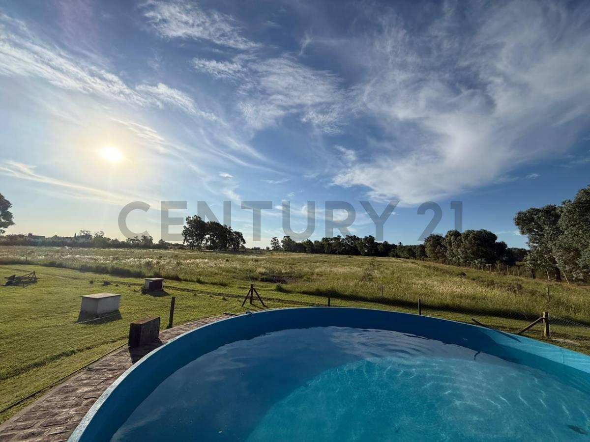 Chacra en venta de 3 hectáreas con casa, piscina y galpon – Calle 25 y 610