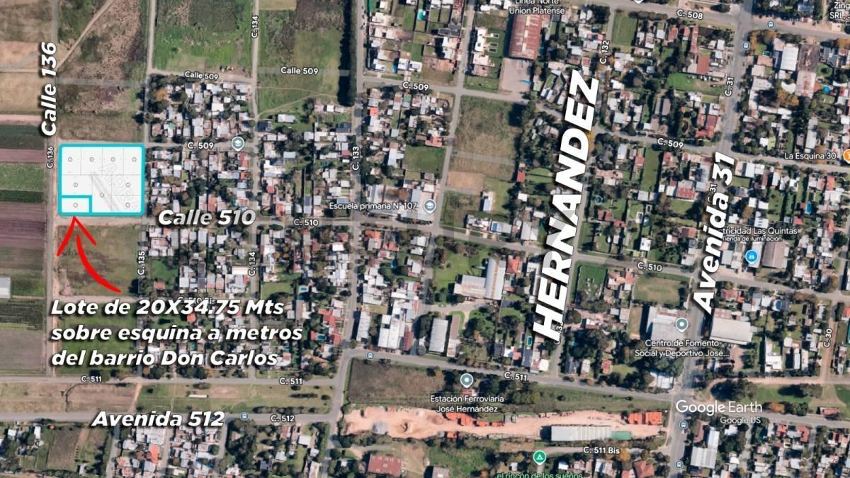 Foto de Terreno en Venta en Hernández, imagen 2
