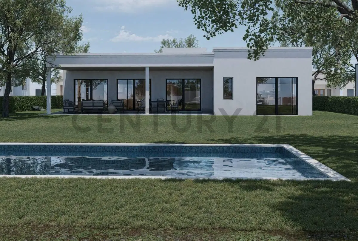 Casa en venta de 5 ambientes a la laguna en una planta en Barrio San Matias puertos canton Escobar F 4