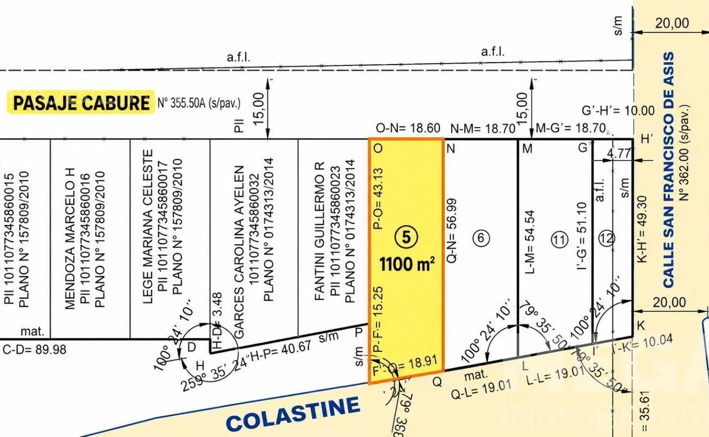 Terreno en Colastine 1