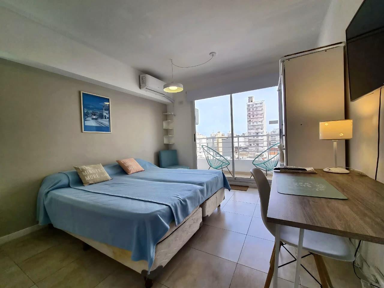 Foto de Alquiler Permanente- Monoambiente vista al río- Balcón- Quincho y, imagen 1