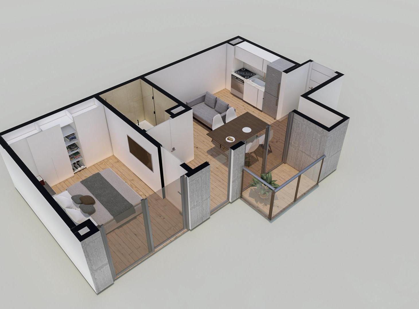 Foto de Venta Depto 2 Amb En Construcción, Saavedra, imagen 4