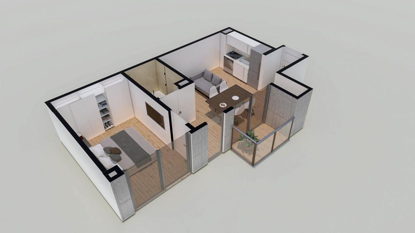 Foto de Venta Depto 2 Amb En Construcción, Saavedra, imagen 1