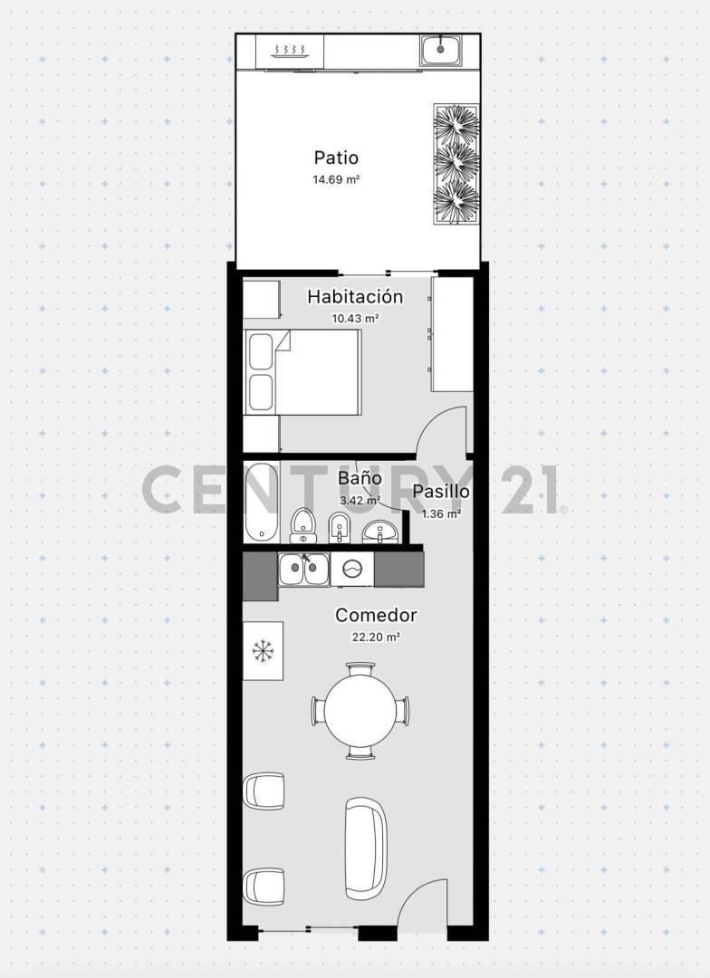 Foto de DEPARTAMENTO VENTA 2 AMBIENTES VILLA DEVOTO, imagen 1