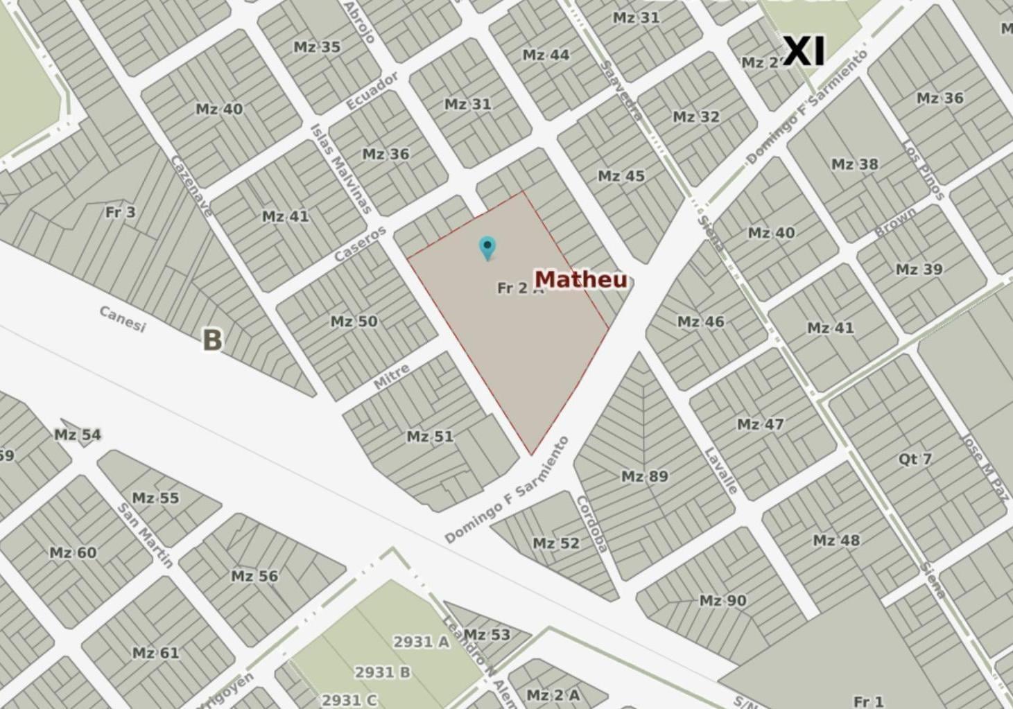 Terreno comercial en esquina Ruta 25 a pasos estacion Matheu