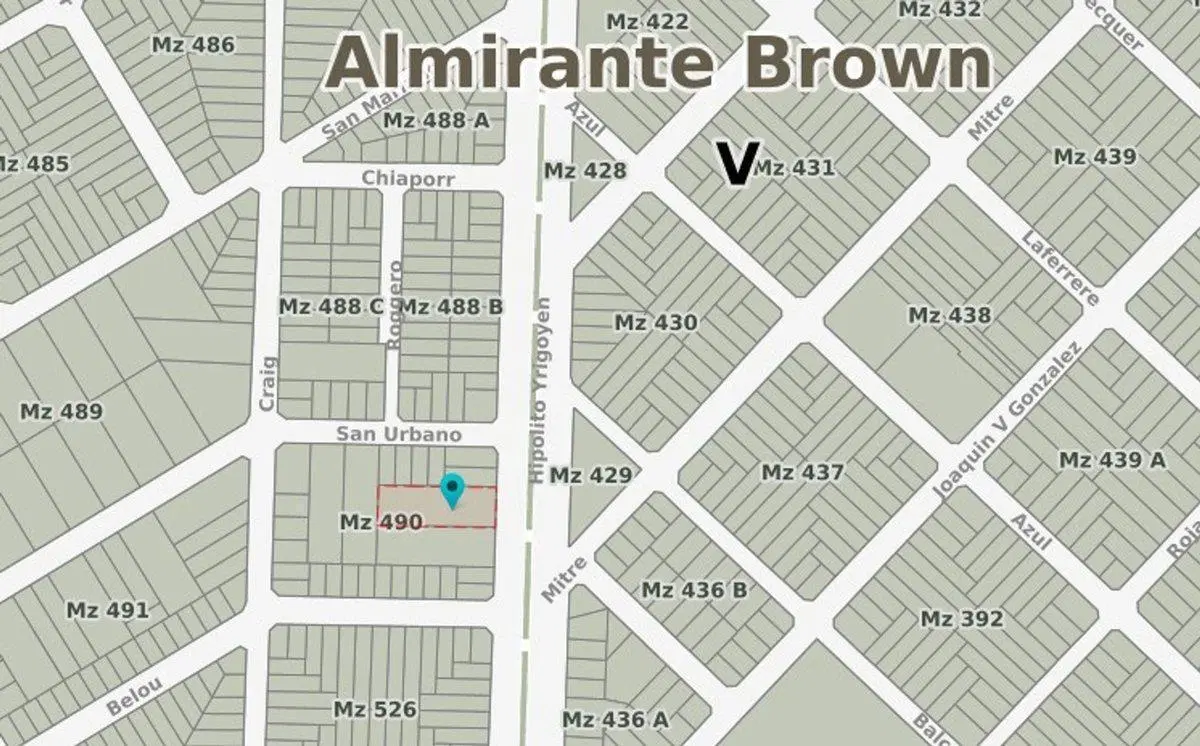 TERRENO LOTE VENTA GLEW AV. HIPOLITO IRIGOYEN 2