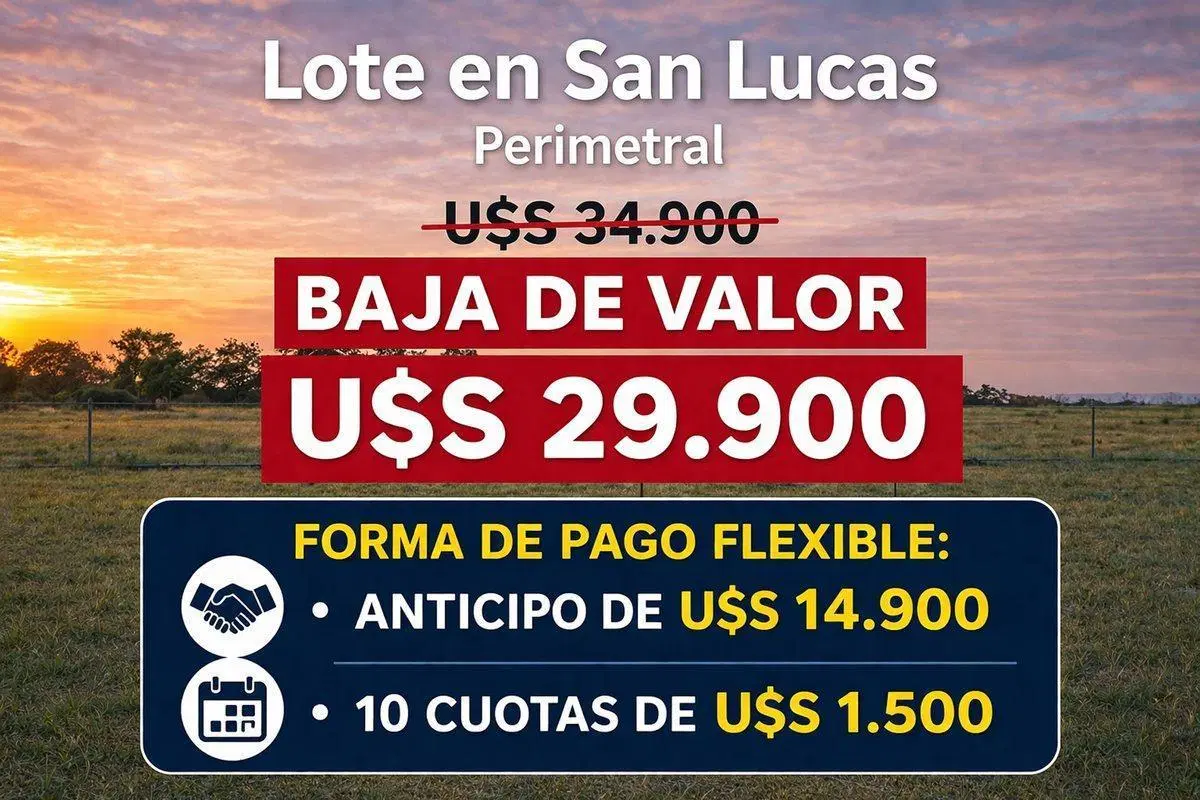 TERRENO EN VENTA SAN LUCAS SAN VICENTE PERIMETRAL 3