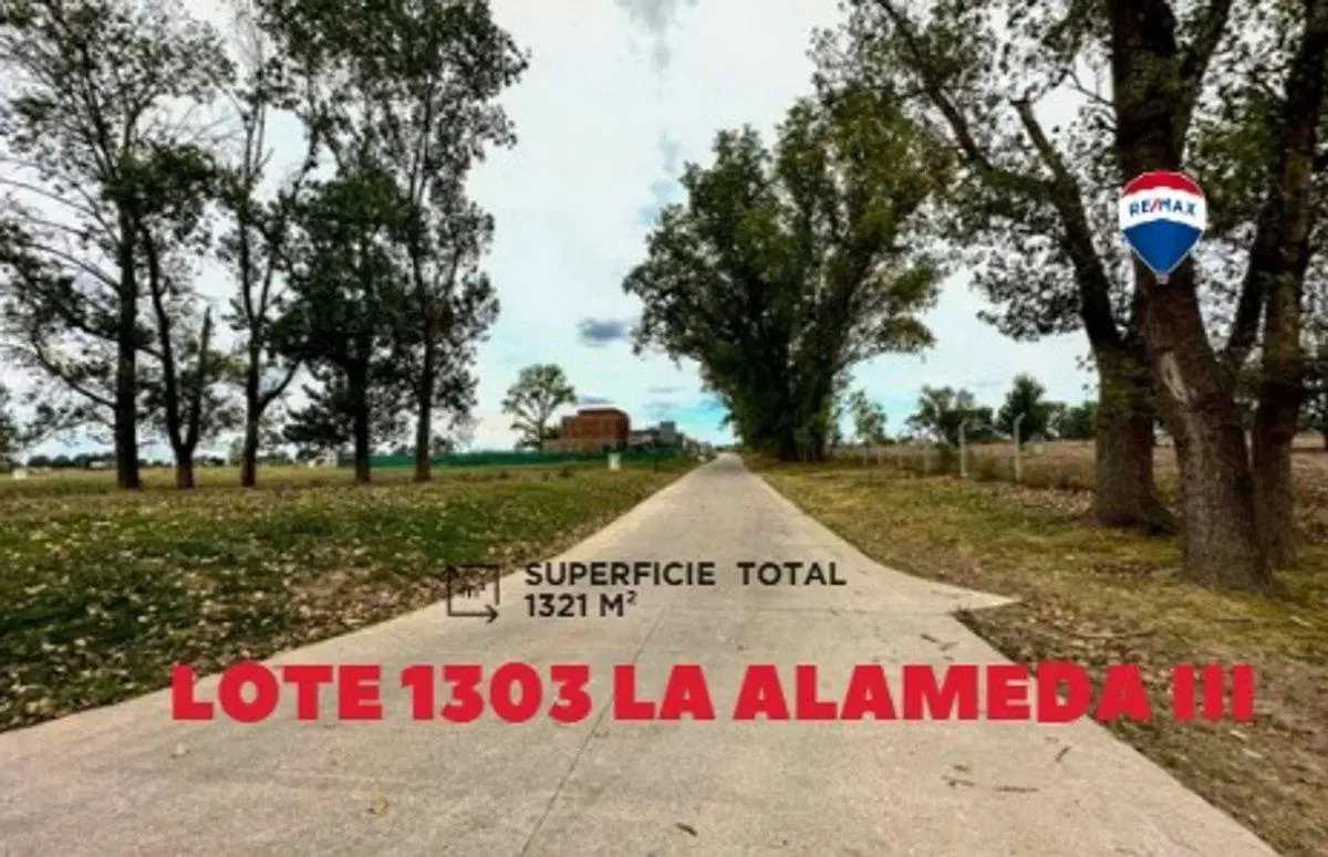 TERRENO EN VENTA LA ALAMEDA ETAPA 3 1321 M2 2