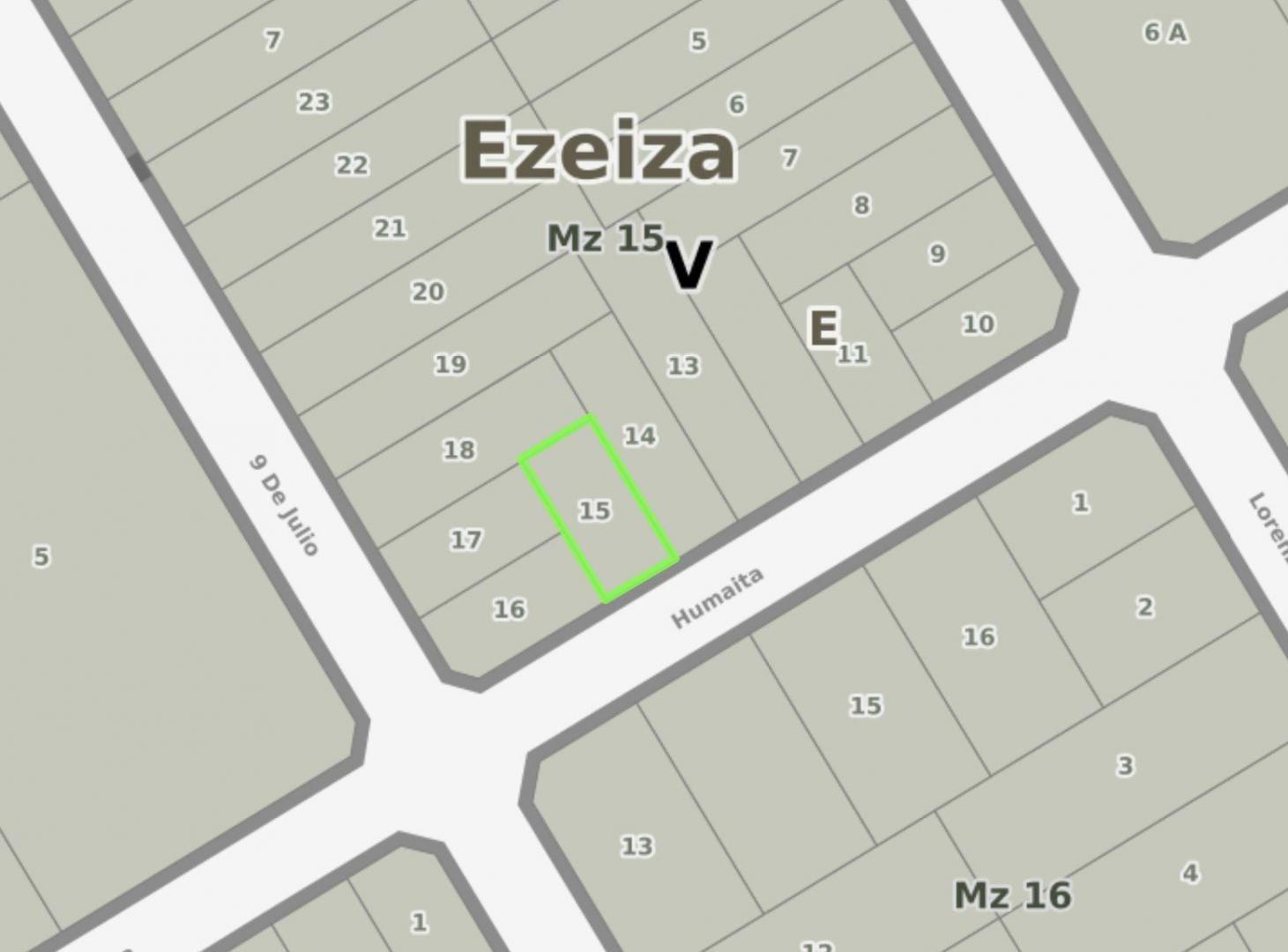 Foto de LOTE EN VENTA EN EZEIZA CANNING, imagen 1