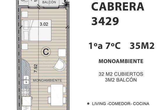VENTA MONOAMBIENTE CON BALCON UNIVERSIDAD PALERMO CON RENTA