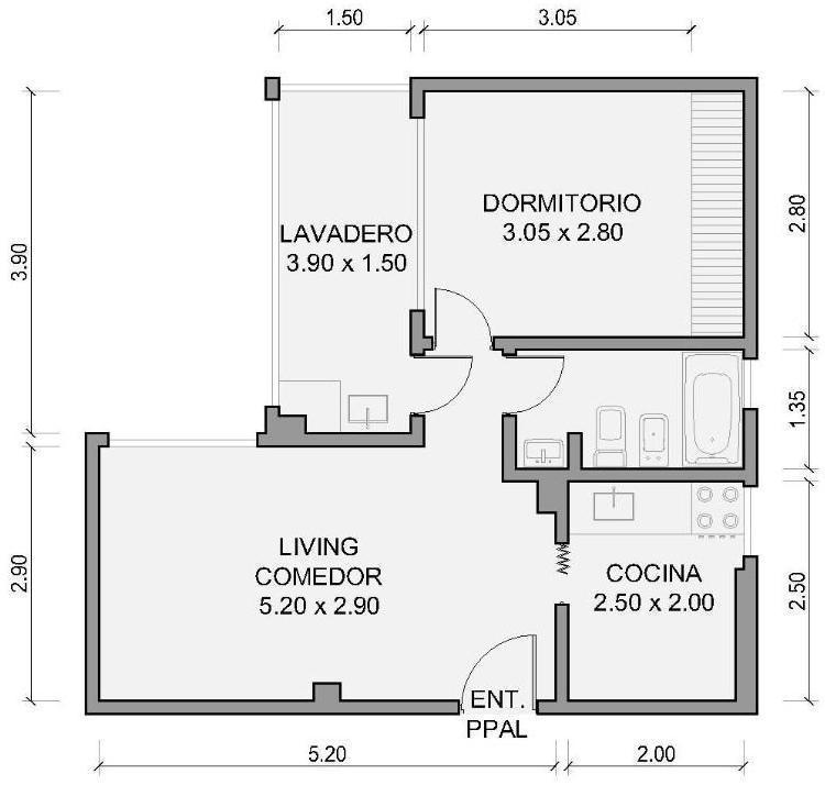 Foto de Venta Departamento 2 Ambientes Remodelado a Nuevo en San Telmo, imagen 4