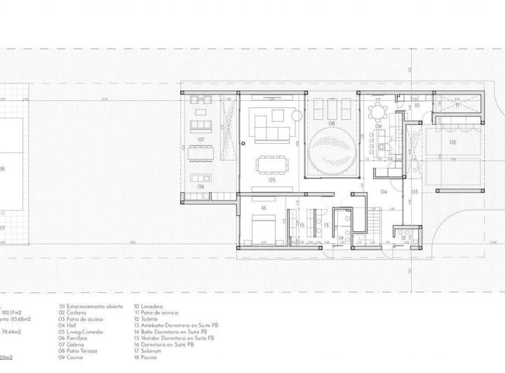 Casa de diseño de 4 dormitorios en Barrio Vida Club de Campo