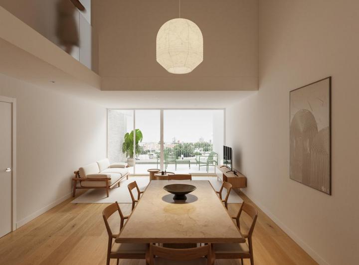 Departamento de 4 dormitorios con balcón terraza en zona Pichincha 3