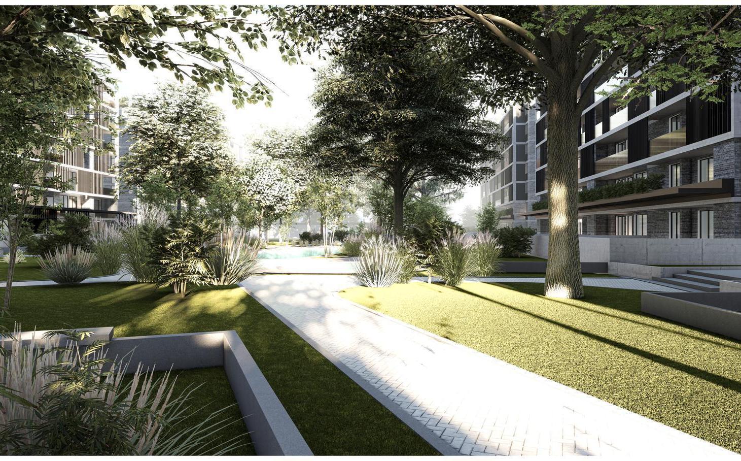 Departamento de 2 dormitorios con patio en Condominios Paddock