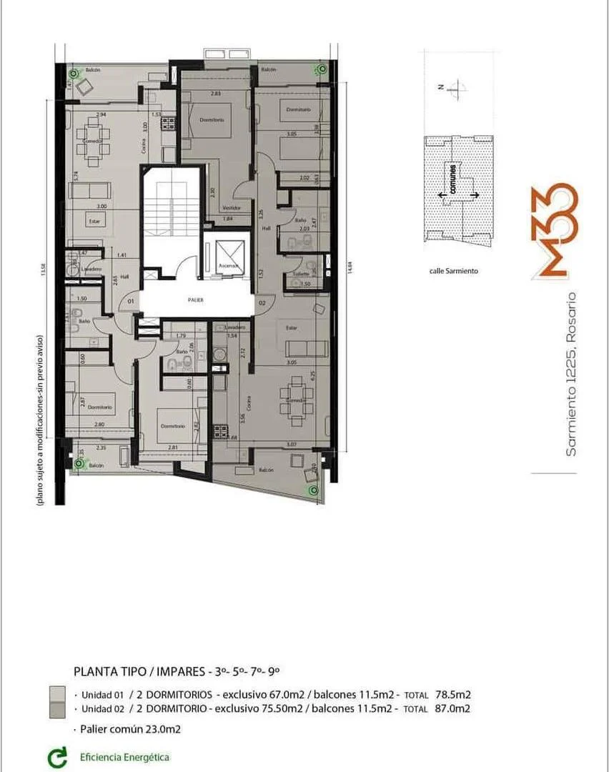 Departamento de 2 dormitorioscon baulera en zona centro
