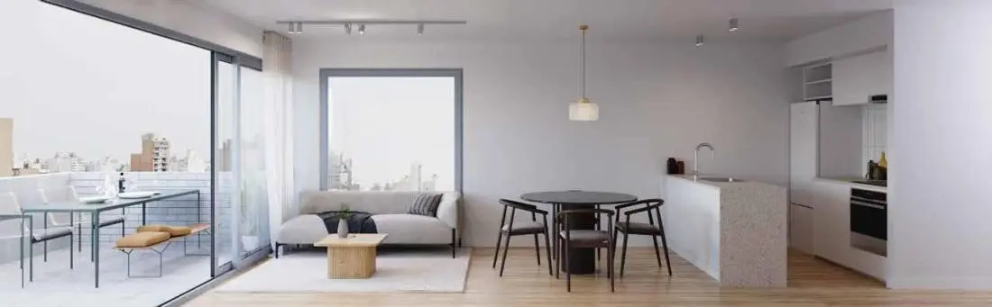 Departamento de 1 dormitorio con patio a metros de Bv. Oroño 4
