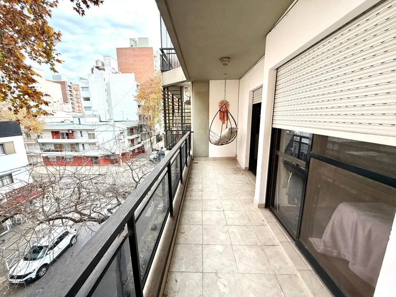 Departamento de 1 dormitorio con doble balcón y parrillero 2